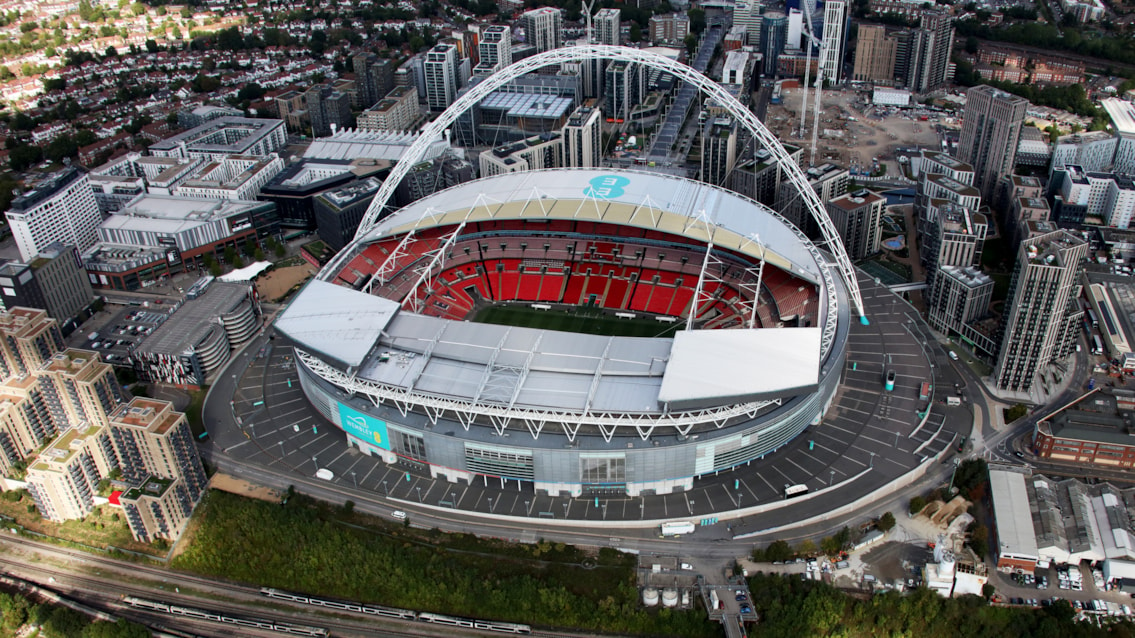 Hat-trick of travel tips for Leeds United fans going to Wembley: Wembley Aerial 2022 - Credit Network Rail Air Operations
