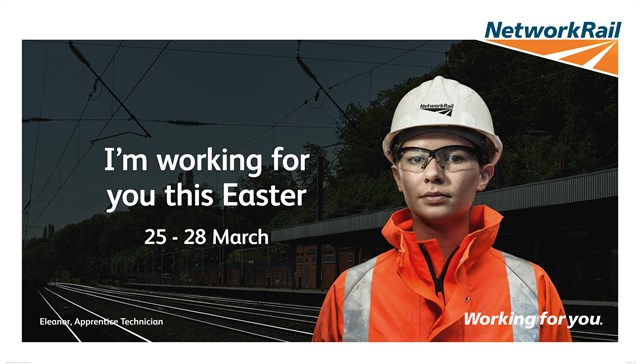Easter Railway Upgrade Plan to deliver better, more reliable railway for passengers across the south: Check Before You Travel Easter 2016