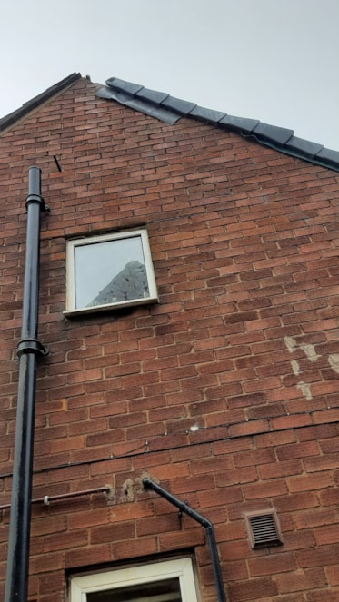 How the roof was left at the Bamber Bridge property