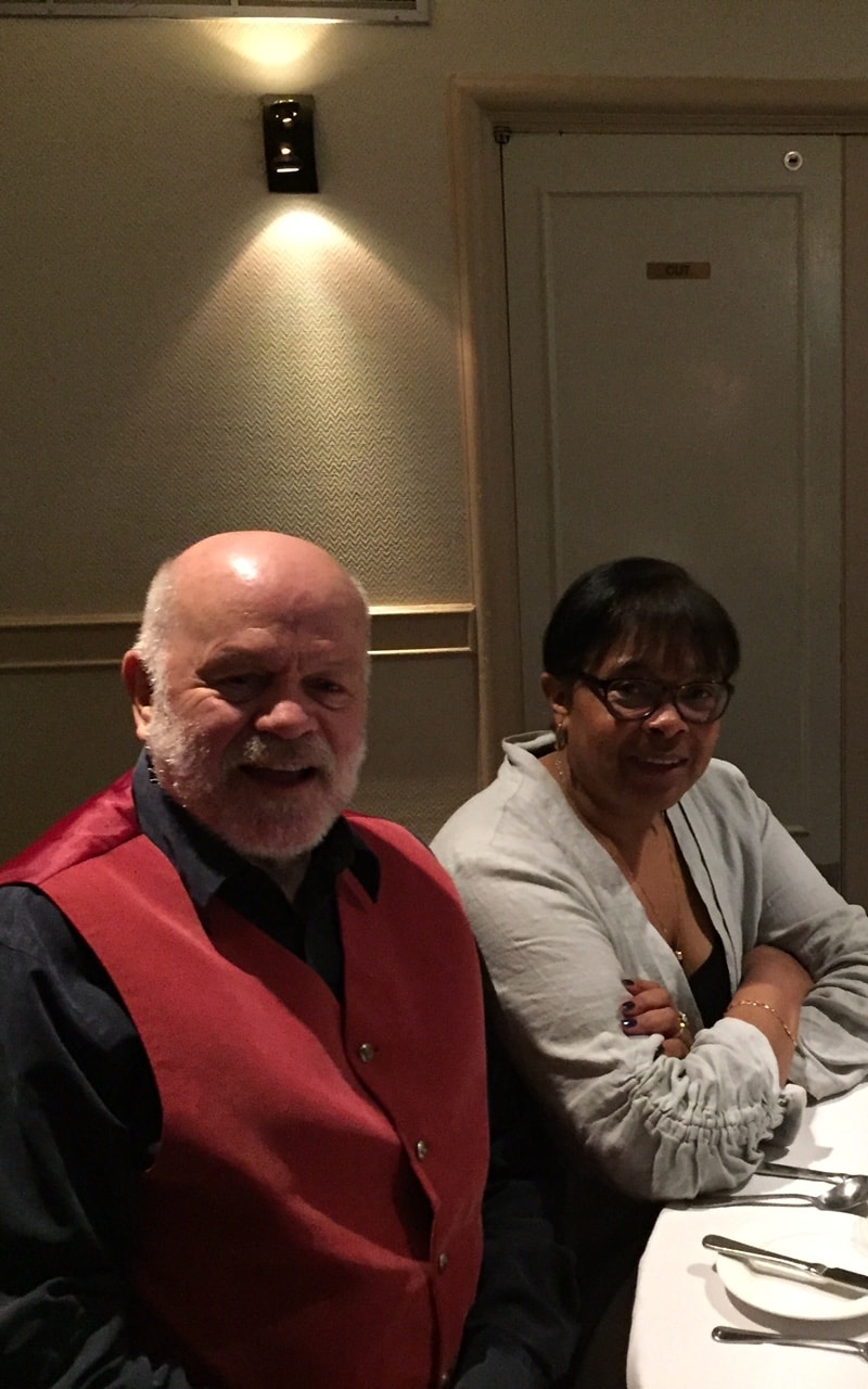 Peter Sturgess with his wife Ronnie