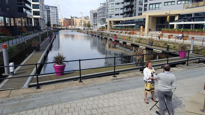 Public consultation begins on ambitious South Bank Leeds proposals to double the size of Leeds city centre: cllrblake-leedsdock.jpg