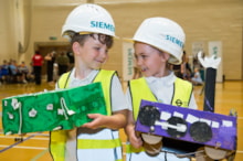 The Primary Engineer programme involved engaging schoolchildren in rail-themed engineering projects and concepts, including the design, testing and evaluation of miniature trains: The Primary Engineer programme involved engaging schoolchildren in rail-themed engineering projects and concepts, including the design, testing and evaluation of miniature trains