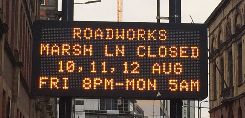 Full closure to Marsh Lane this weekend for next stage of district heating work: marshlane.jpg