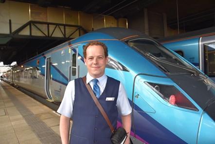 Jacob Tyne, York based conductor for TransPennine Express
