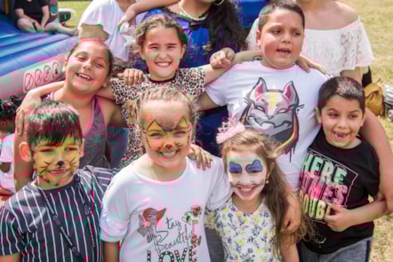 There will be free face painting at the Moving Together fun day