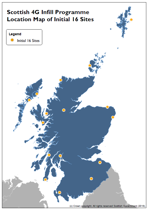 Improving mobile coverage: Map of initial 4G Infill sites-2