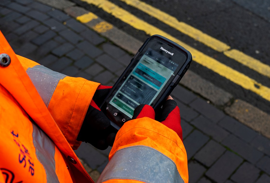 PODFather Curzon St image 1: HS2 worker at Curzon Street station site using PODFather technology.

Tags: Construction, Supply Chain, Workforce, Curzon Street, Innovation, Technology