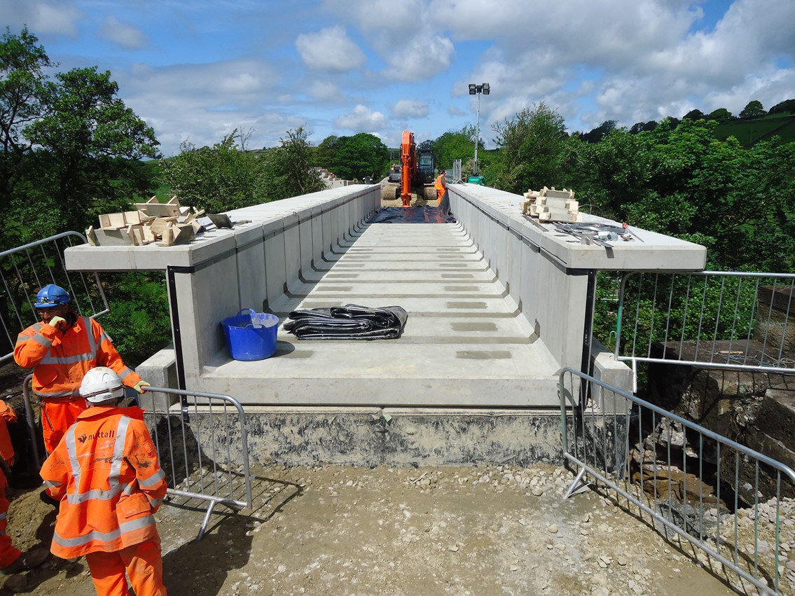 Danby bridge 12 June 2012: Danby bridge replacment