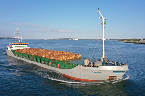 £2 million investment in timber transport for Scotland: TimberLink shipping service for timber