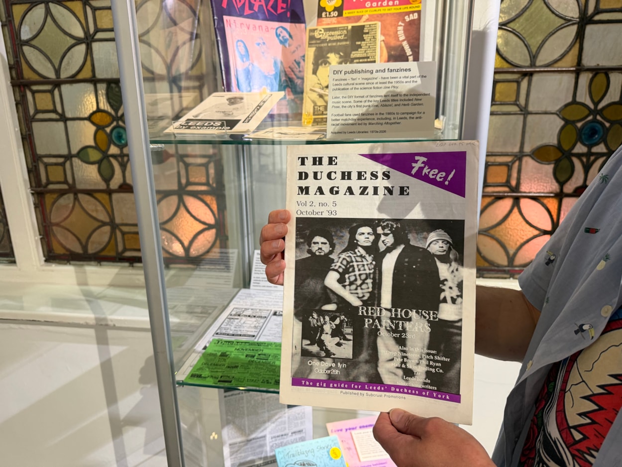 City Library Leeds 400: Among the more contemporary exhibits is a collection of gig tickets and zines collected at famous Leeds performances and venues including the renowned Duchess of York, which once hosted some of the biggest names in music history.