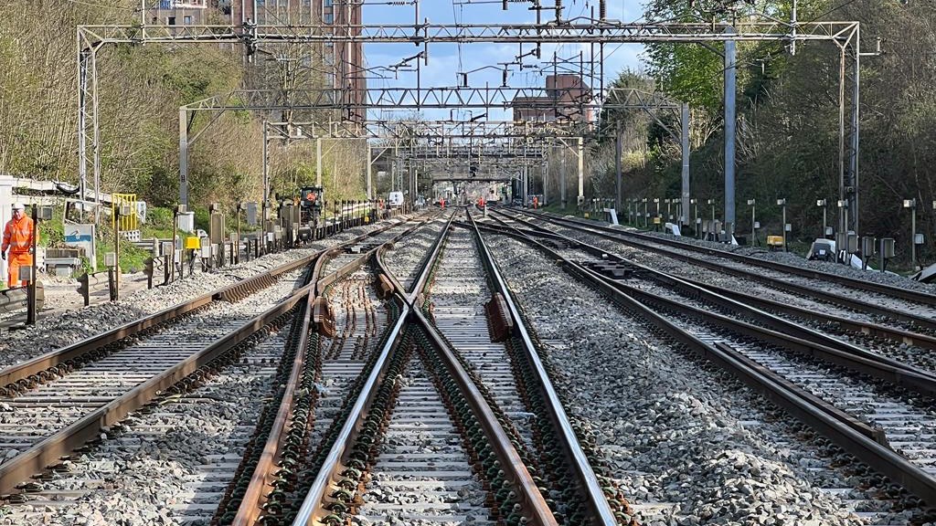 New Watford junction after work completion Easter 2023-2