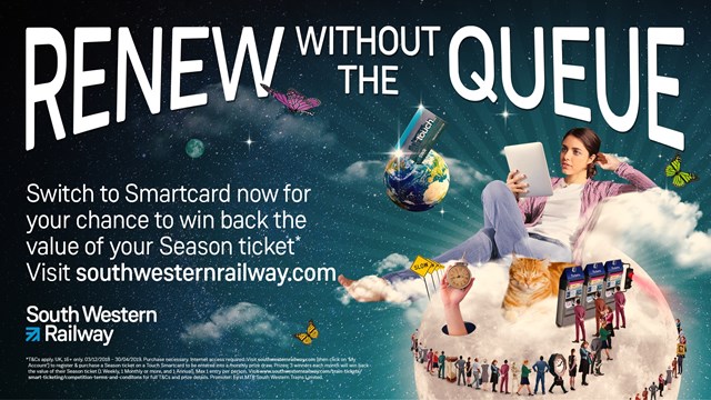 Renew without the queue - advert