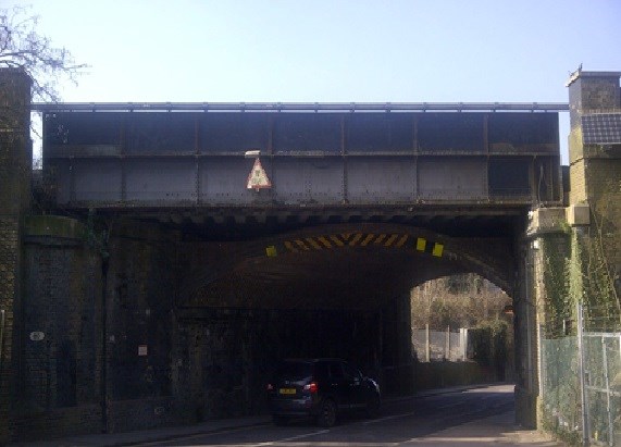 Motorists advised to plan ahead as work on new Purley railway bridge gets under way: Old Lodge Lane bridge, Purley