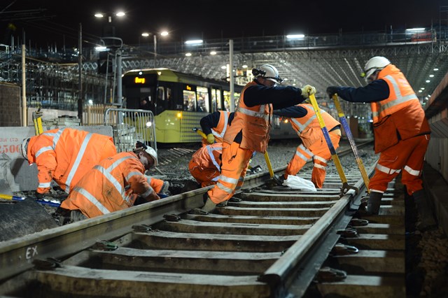 Manchester Victoria upgrade - Christmas 2013: Electrification work at Manchester Victoria was successfully completed over the Christmas/New Year period