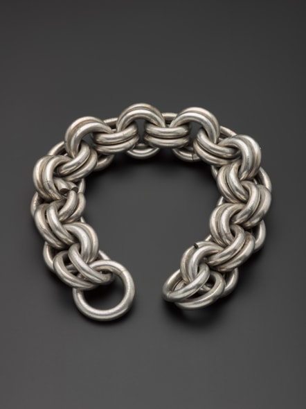 Massive silver chain, Traprain Law 5th-8th century. Image © National Museums Scotland