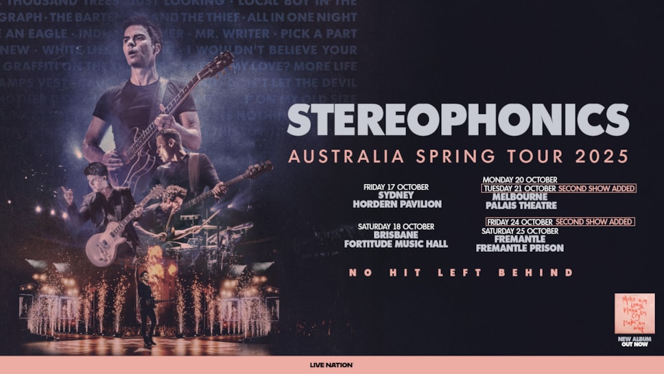 Will Stereophonics&#039; New Melbourne Show Be Your Chance to Catch Them Live in 2025?