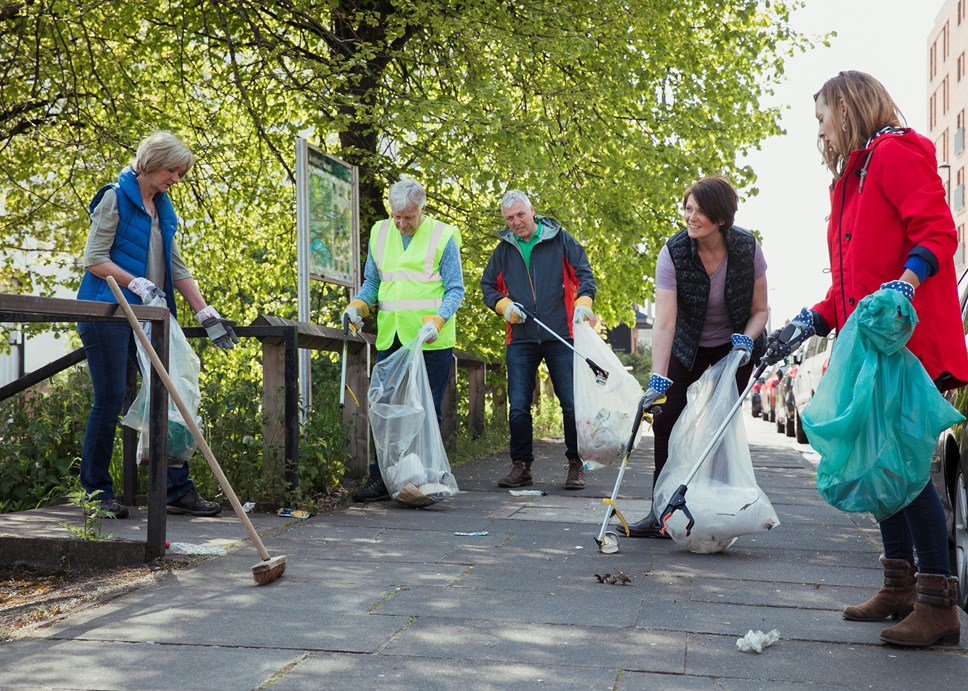 community litter picking