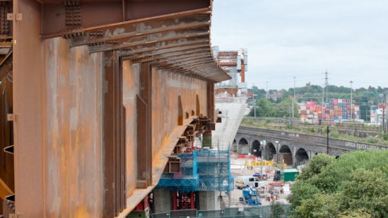 HS2 Lawley Middleway viaduct move completed 10: HS2 Lawley Middleway viaduct move completed 10