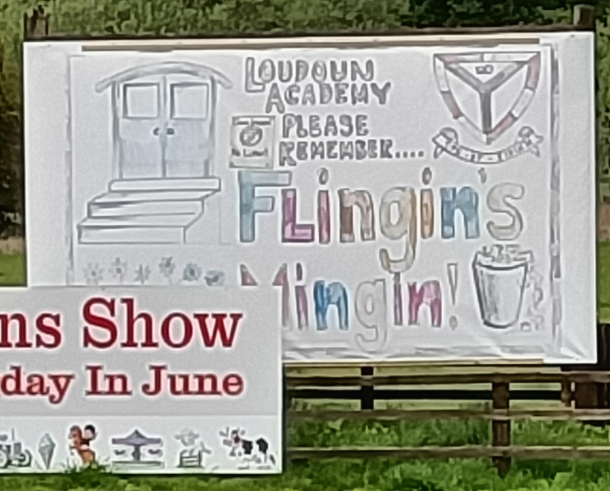 Gabriel's flingins mingin poster