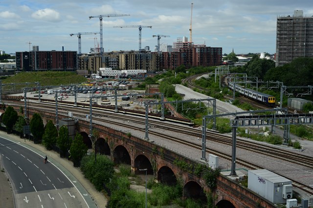 Manchester railway arches bridge