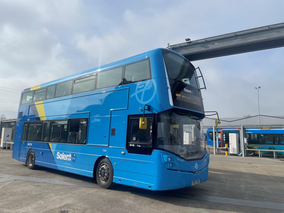 Repower bus at Hoeford depot