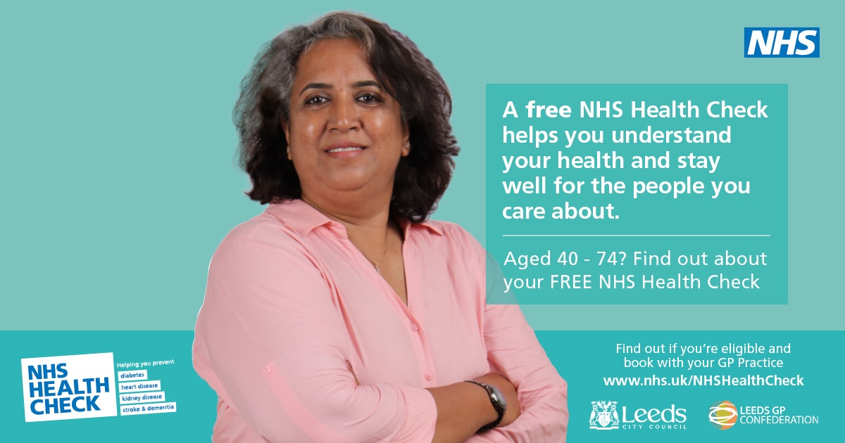 NHS Health Check 3: A new campaign has been running across Leeds to raise awareness of the NHS Health Check.