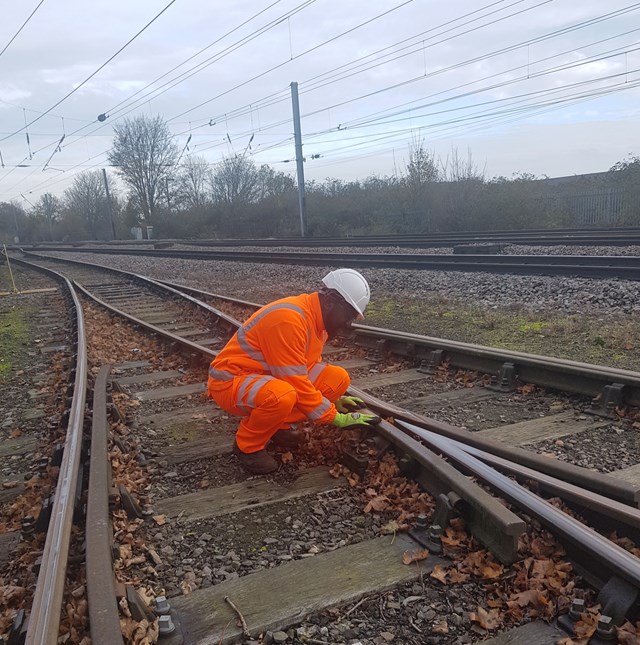 Peterborough apprentice encourages people to join Network Rail after organisation named in top 20 apprentice employers in England: Adelaja Aladejobi, Apprentice at Network Rail's Peterborough Depot 
