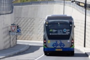 TfL Image - Silvertown Tunnel Cycle Shuttle using the Silvertown Tunnel: TfL Image - Silvertown Tunnel Cycle Shuttle using the Silvertown Tunnel