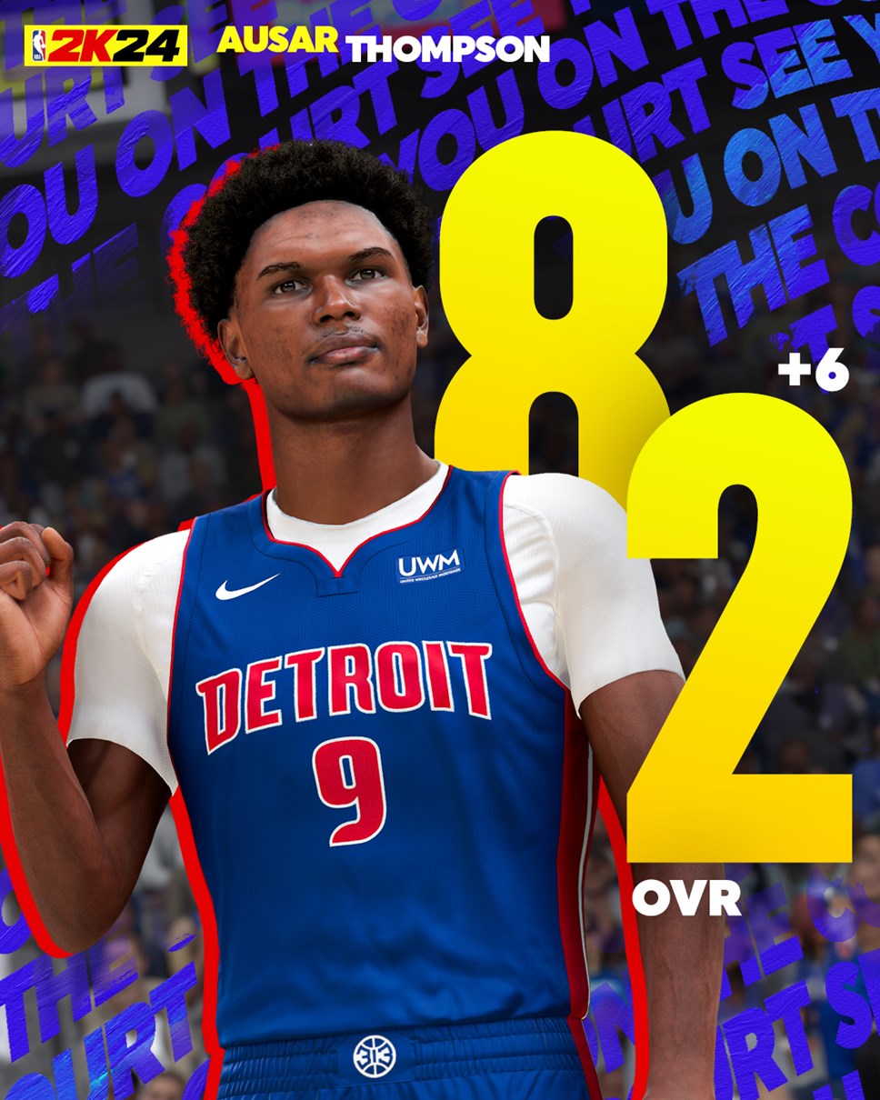 NBA 2K24 Ratings 1 Ausar Thompson 2K Newsroom