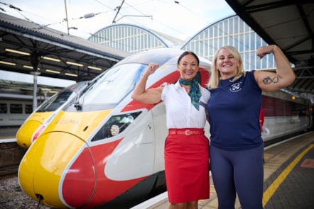 LNER Host Jackie Gordine with Zoe Chandler