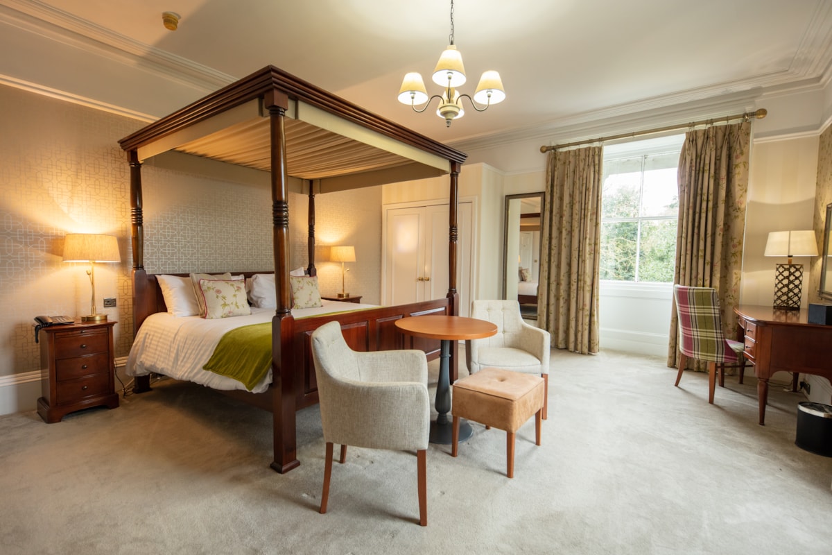 Nidd Hall Hotel Bedroom Historic