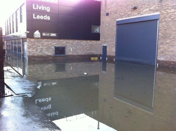 Support services temporarily relocated after Assisted Living Leeds hub is hit by floods: floodingall.jpg