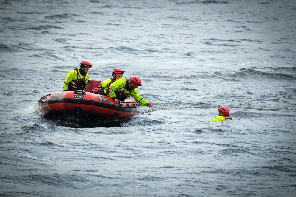 Loch Doon water safety training