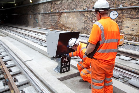 London Overground  Contract worker - copyright Transport for London