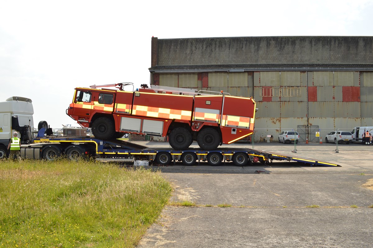 St Athen fire truck donation to Kharkiv Airport 2