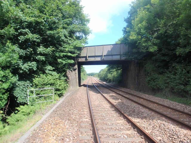 Vital route to reopen following bridge upgrade: Saveock Road Bridge before upgrade