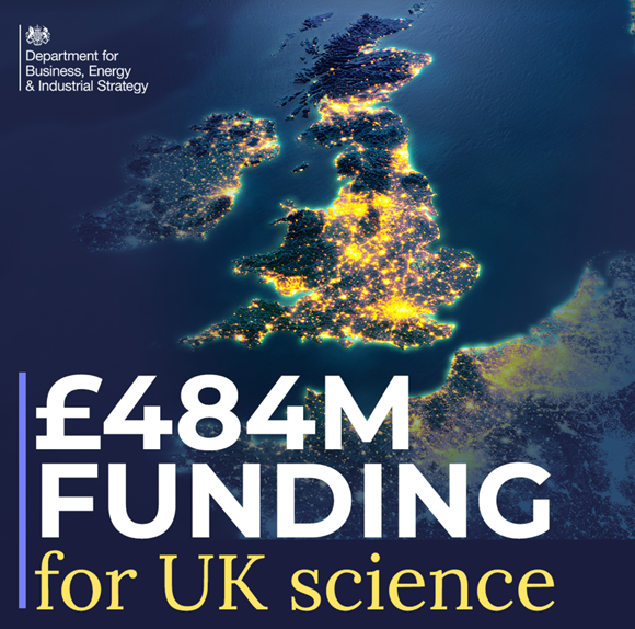 Government commits nearly half a billion pounds for UK research to cover EU shortfall: Horizon