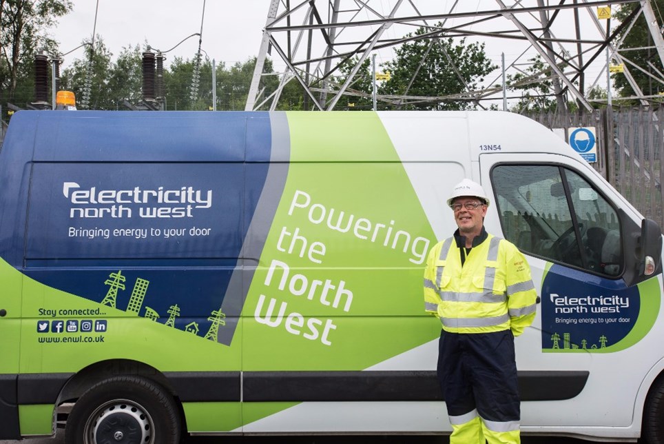 An Electricity North West engineer