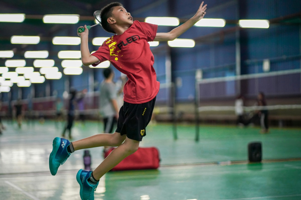 Badminton jump
