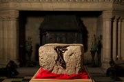 The Stone of Destiny in the Great Hall at Edinburgh Castle: (c) Rob McDougall