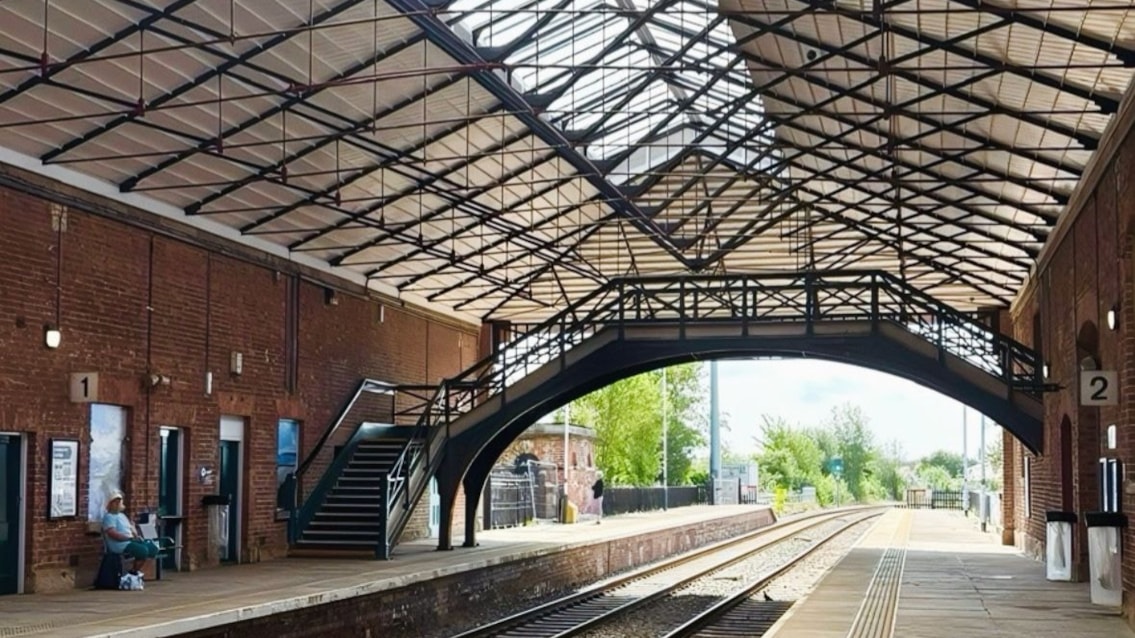 £3.6m investment project at Filey station is completed: Filey roof 3