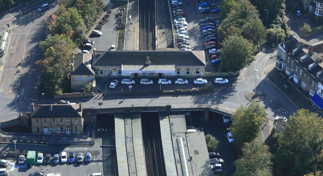 £1.4m Chatham station regeneration gets underway: Chatham Station