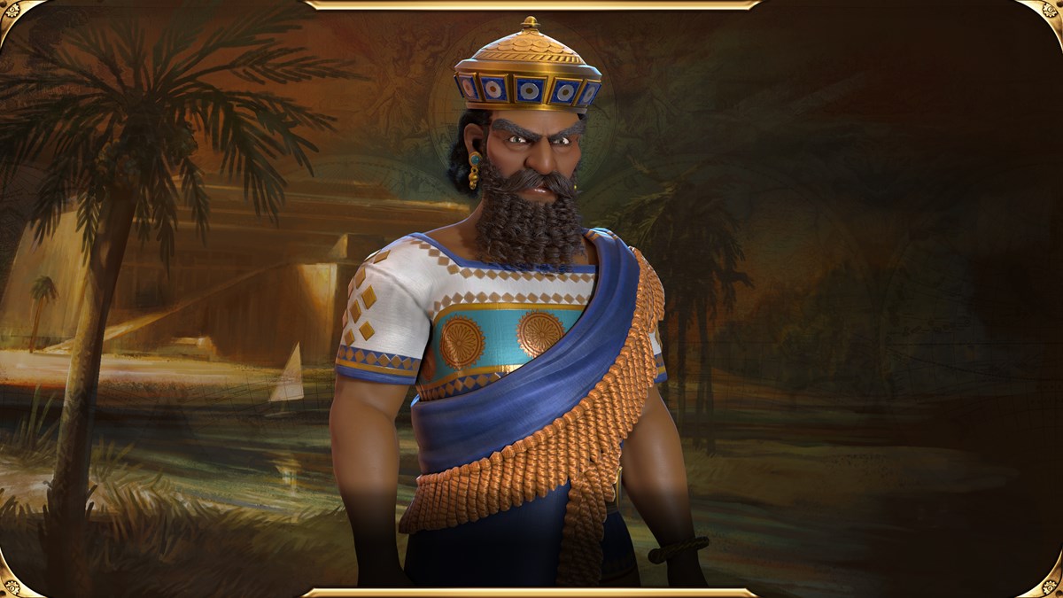 Civilization VI - New Frontier Pass - Hammurabi Leader Art