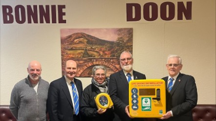 Bonnie Doon defib launch