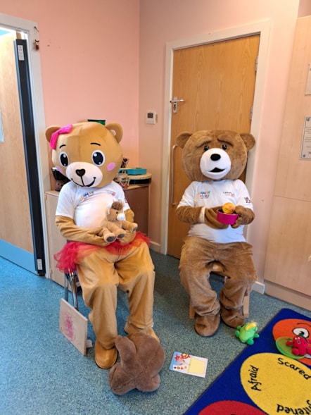 Teddy bears at the Ribbleton Family Hub's teddy bears' picnic