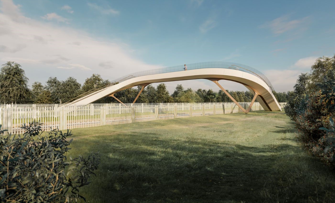 Innovative Railway Footbridge Design Is Unveiled