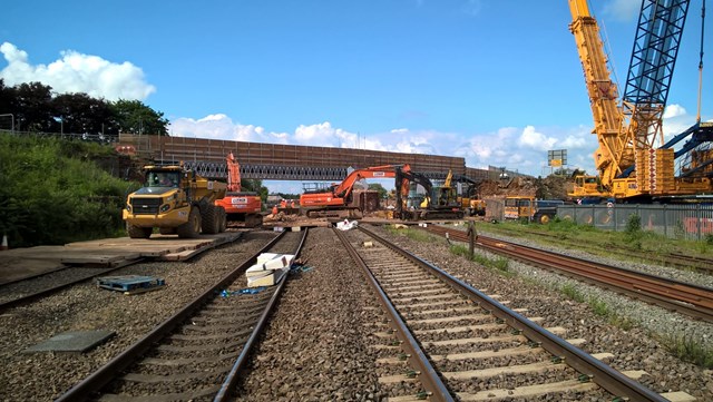 Network Rail reaches major milestone in railway upgrade in Northamptonshire: Network Rail reaches major milestone in railway upgrade in Northamptonshire