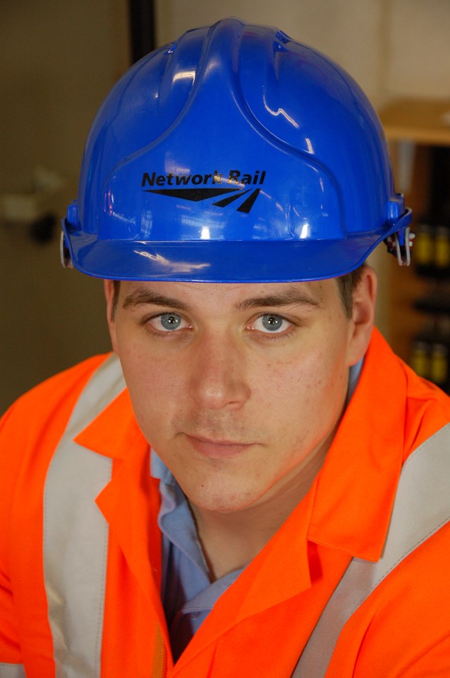 Dan Tinsley, Network Rail apprentice, Doncaster: Dan Tinsley, Network Rail apprentice, Doncaster