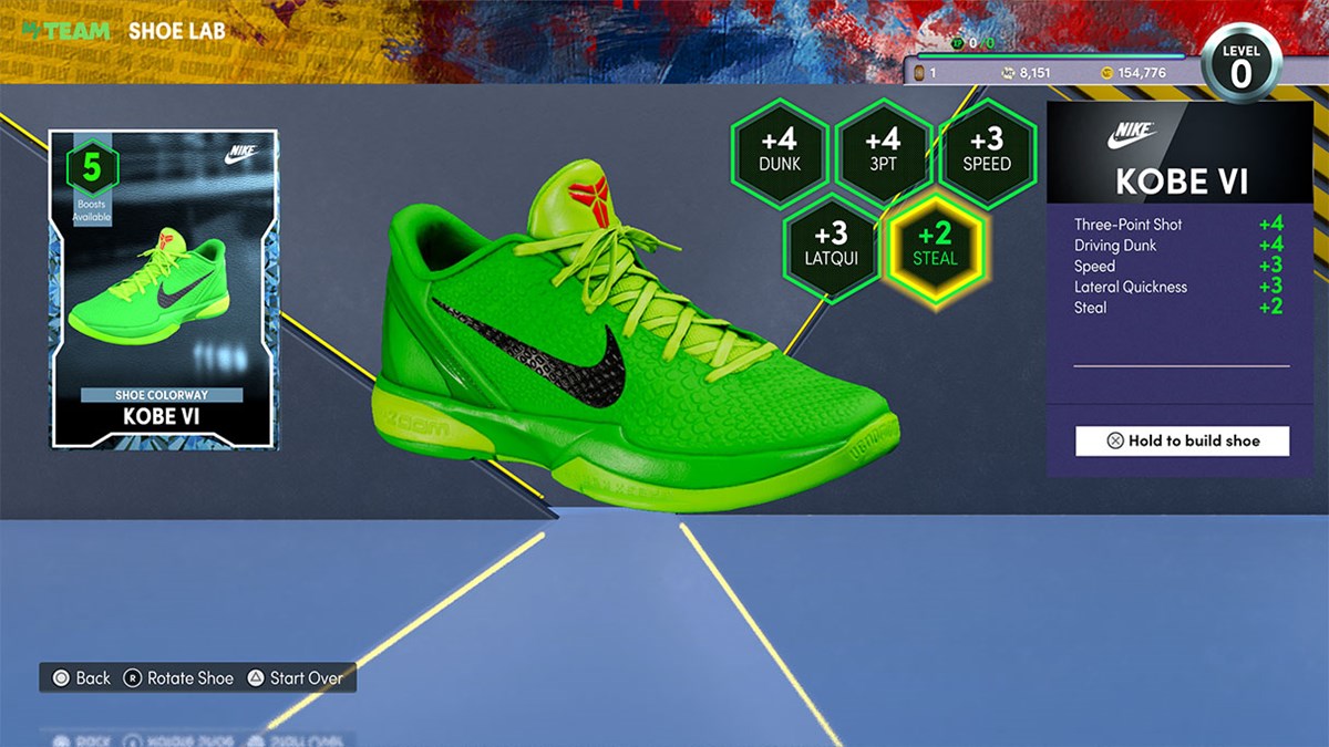 NBA 2K22 MyTEAM Shoe Lab