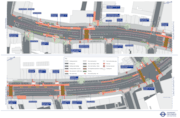 TfL graphic - A23 Streatham Hill works: TfL graphic - A23 Streatham Hill works